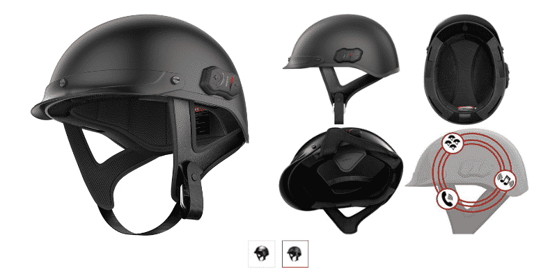 Sena CAVALRY Bluetooth Half Helmet