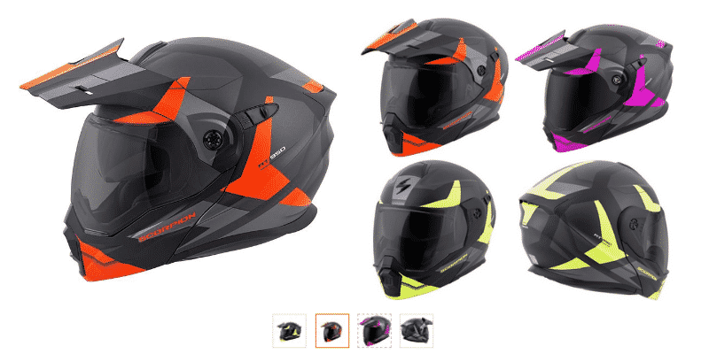 ScorpionEXO Unisex-Adult Dual Sport Adventure Touring Motorcycle Helmet