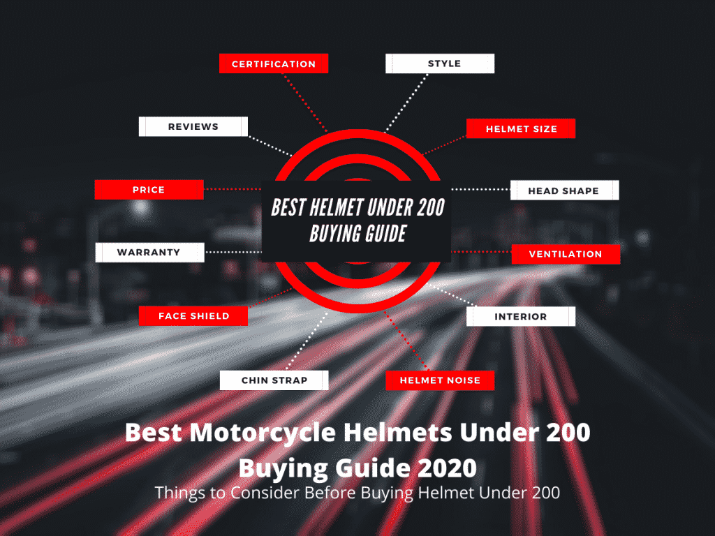 Best Motorcycle Helmet Under 200$ - [Expert's Choice]