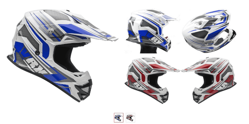 Vega Helmets VRX Advanced Off Road Motocross Dirt Bike Helmet