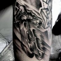 men motorcycle tattoos